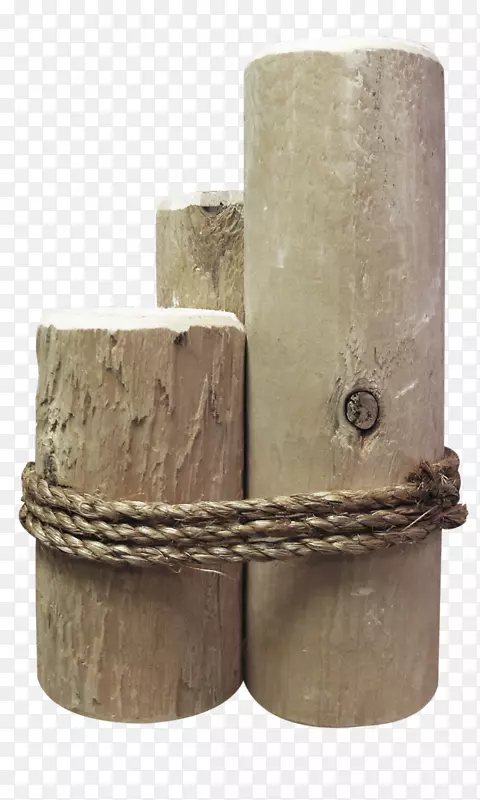 实木木桩绳