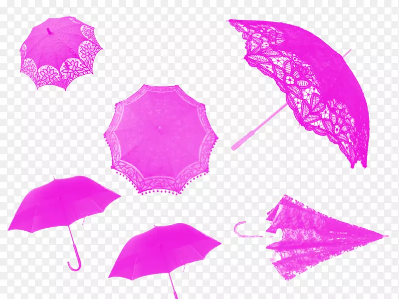 雨伞纸花边伞
