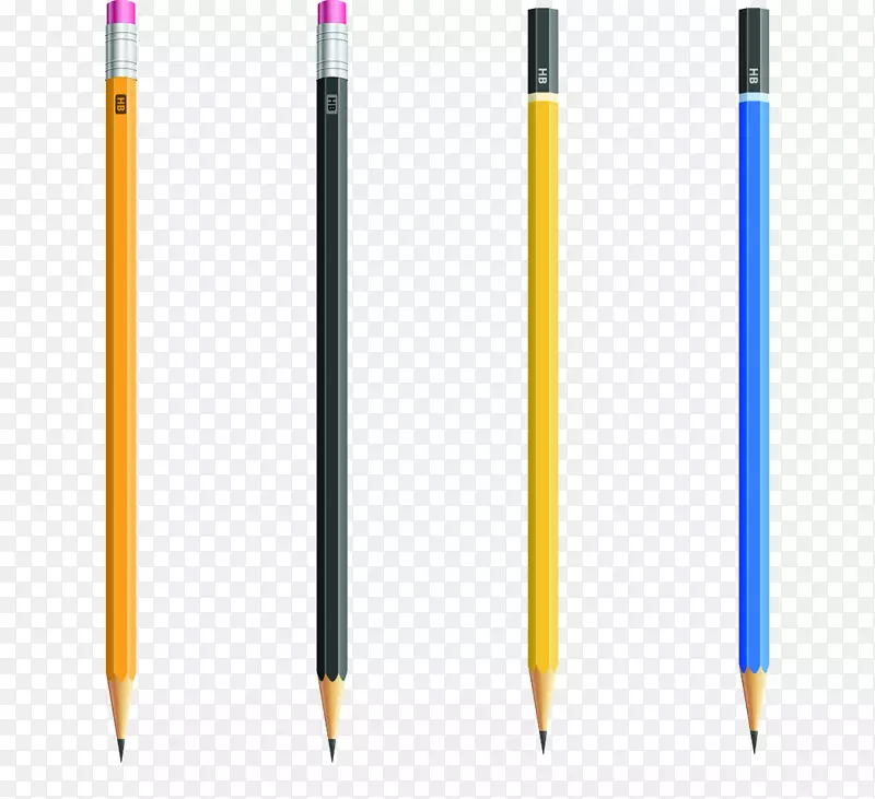 铅笔黄色材料-铅笔