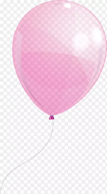 粉红气球手绘粉红气球