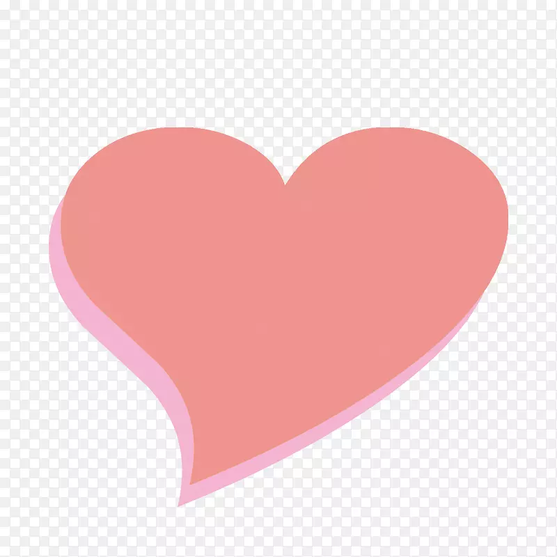 心情人节字体-粉红色的心