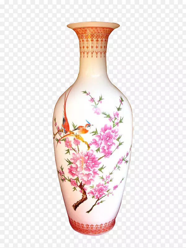 花瓶摄影瓷花瓶