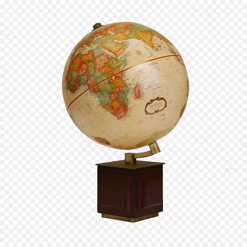 全球图标-桌子上的地球仪