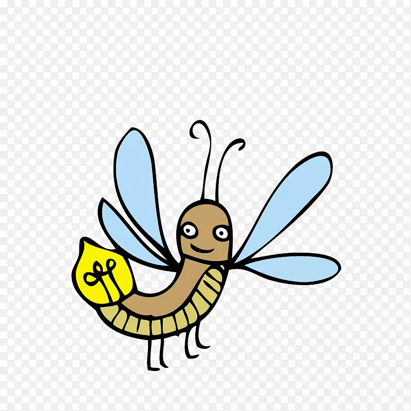 蝴蝶蜜蜂昆虫剪贴画.第1部分：昆虫装饰图案
