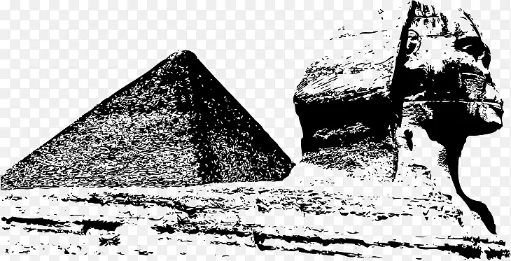 埃及画玻璃镜-地标金字塔