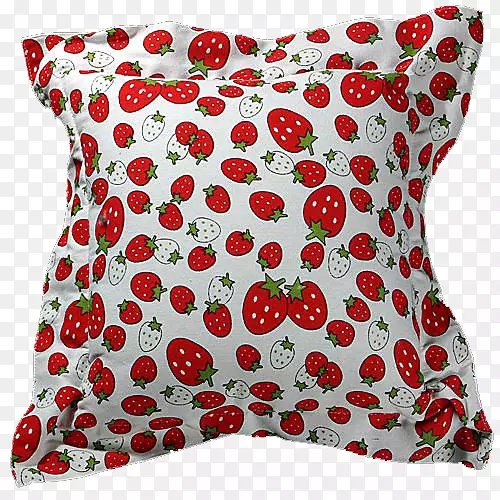 抛掷枕头垫-草莓枕头
