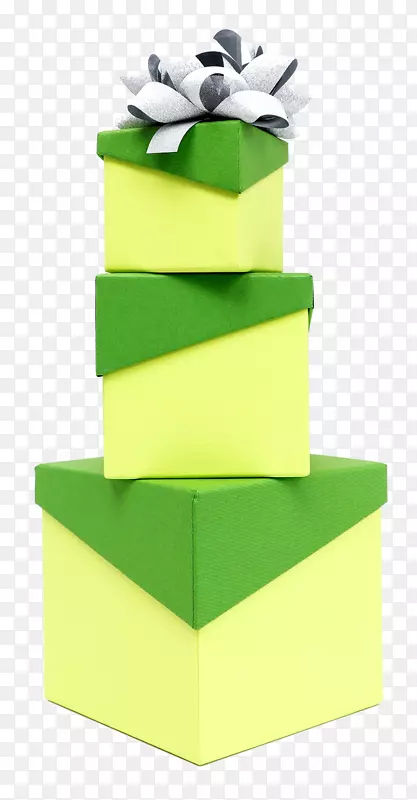 盒子绿色礼物-绿色礼物