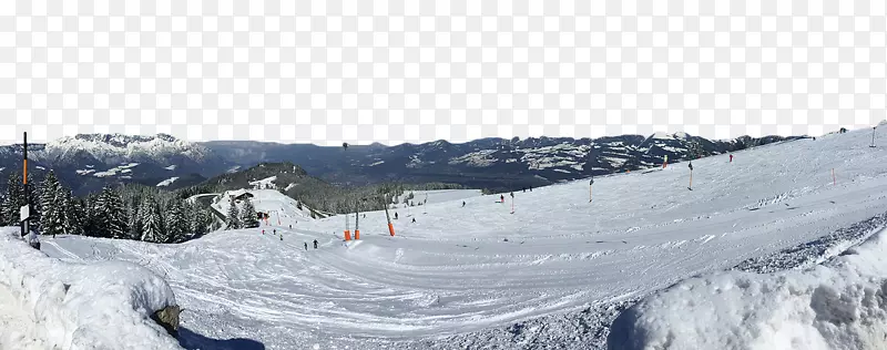 阿尔卑斯山滑雪冬季运动冰雪滑雪