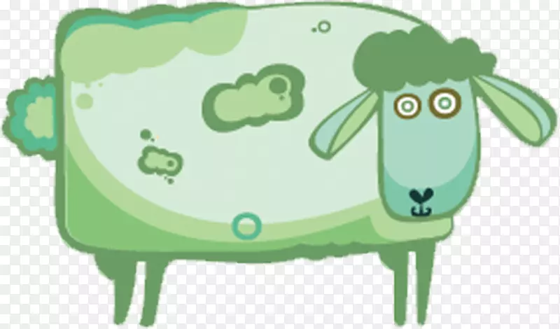 绵羊插图-卡通绵羊