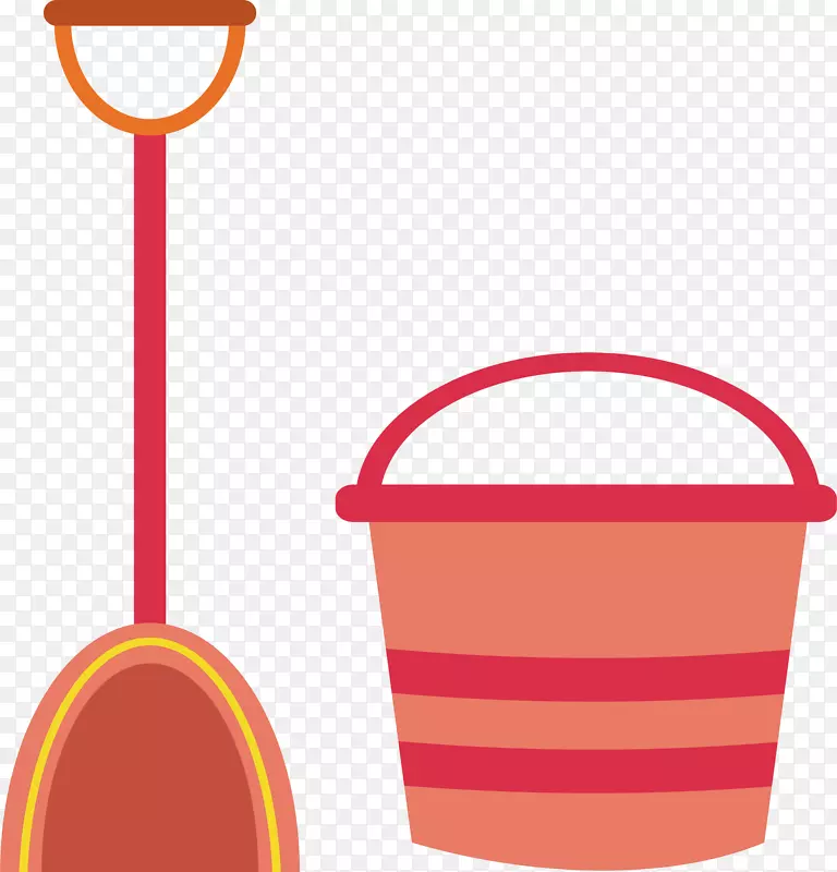 桶形铁桶-粉红色小铁桶