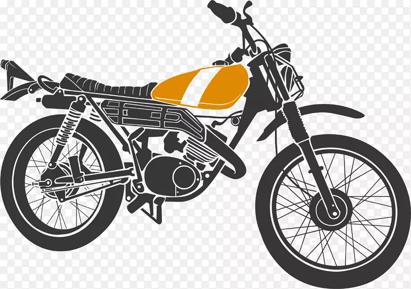 特种跳台自行车鞍座巨型自行车29 er-黄色摩托车