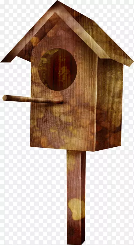 木巢图标-棕色创意巢