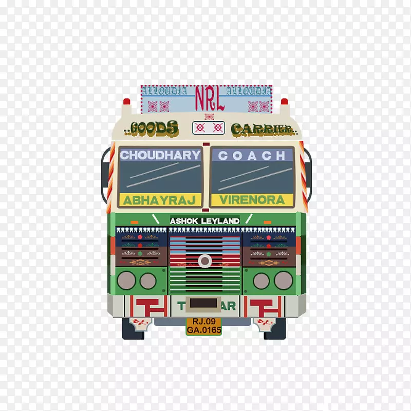 印度巴士设计师-印度式巴士