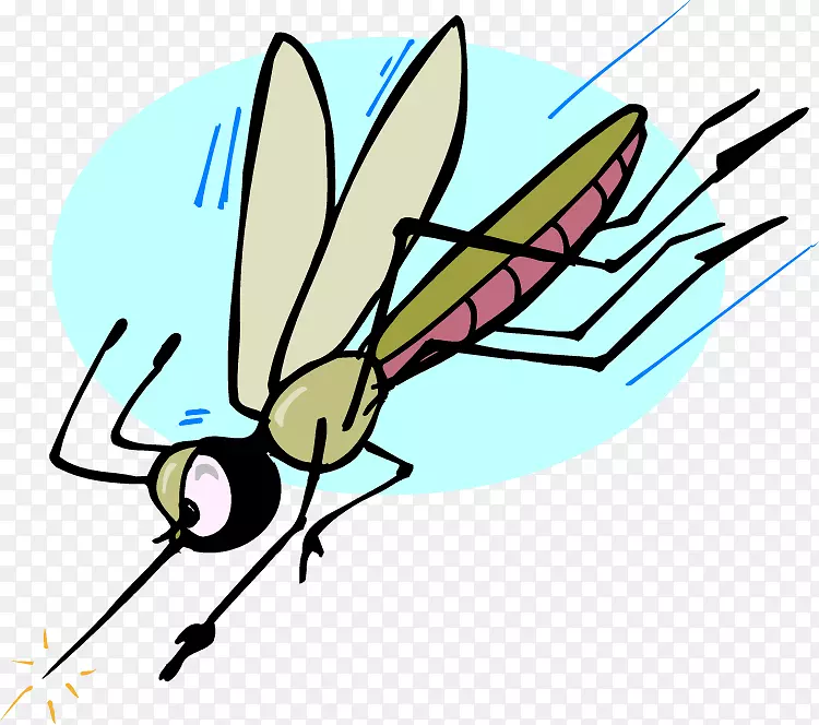 蚊虫驱虫夹艺术-蚊子攻击