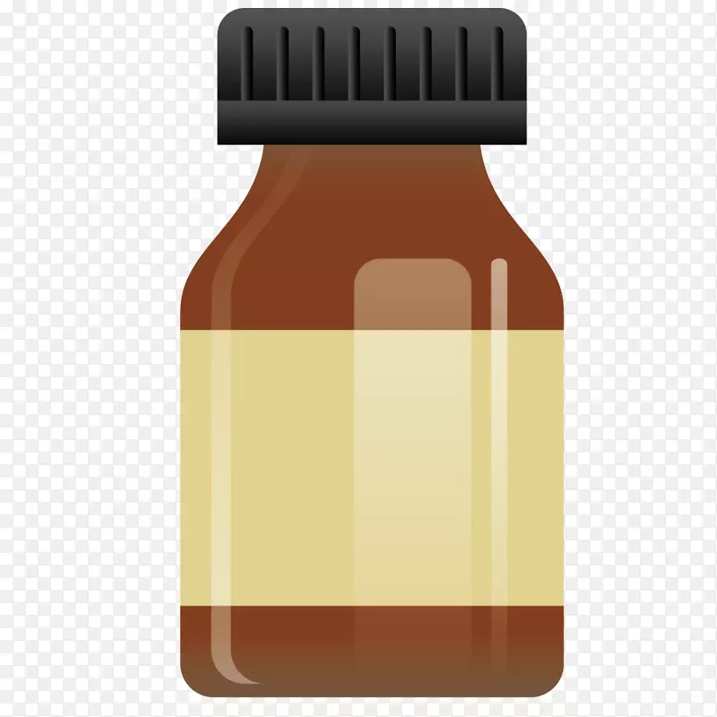 瓶坯插画容器药瓶