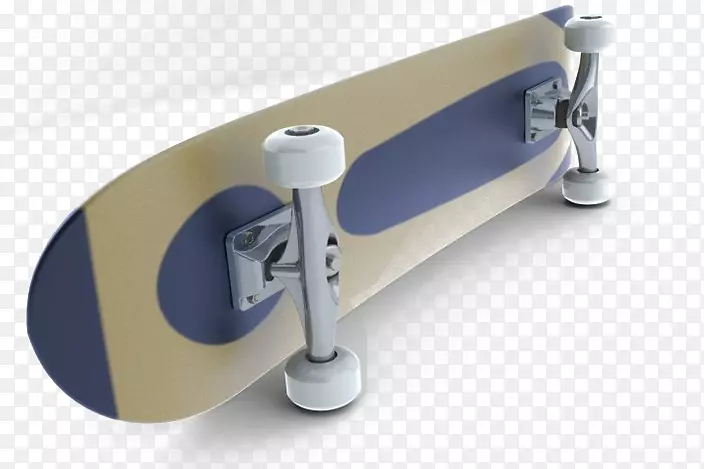 托尼霍克斯职业滑冰者3滑板计算机辅助设计Solidworks-3D模型滑板