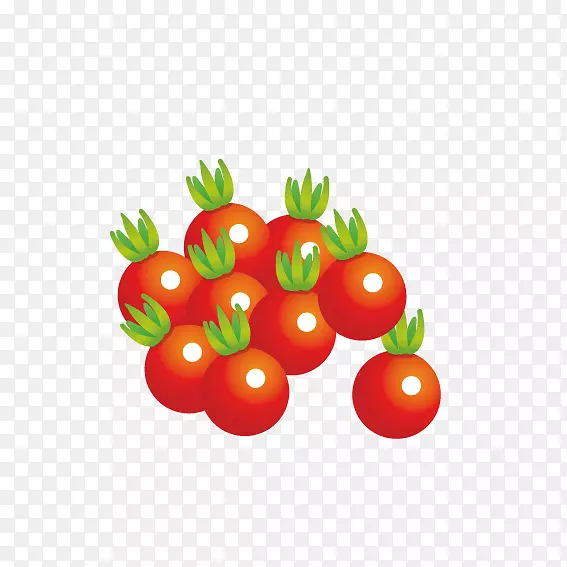 果汁、樱桃番茄、素食料理、蔬菜水果-新鲜番茄