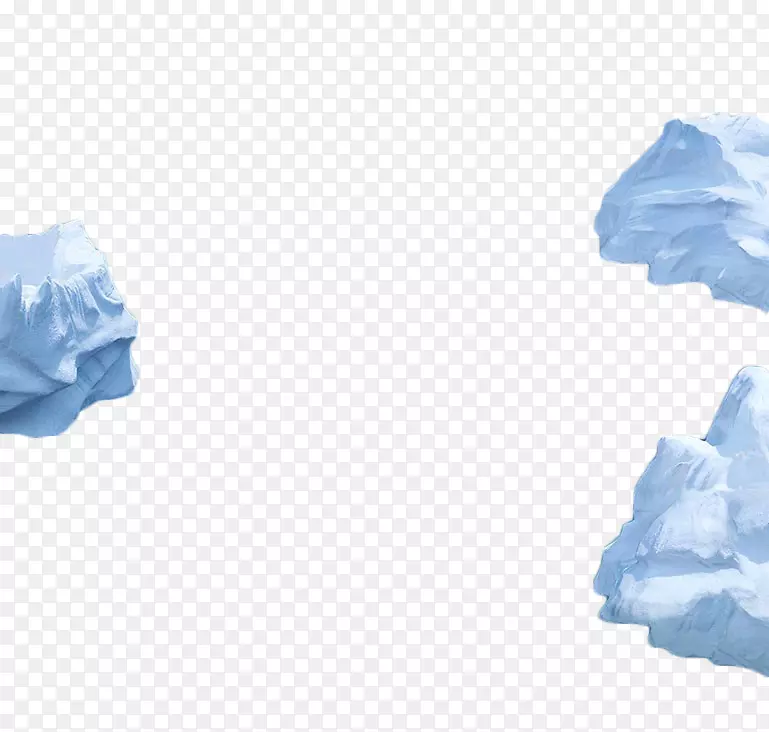 冰山剪辑艺术-白色冰山