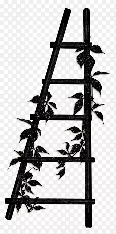 梯子木下载-黑色梯子