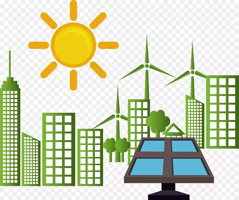 绿色建筑可再生能源太阳能绿色建筑