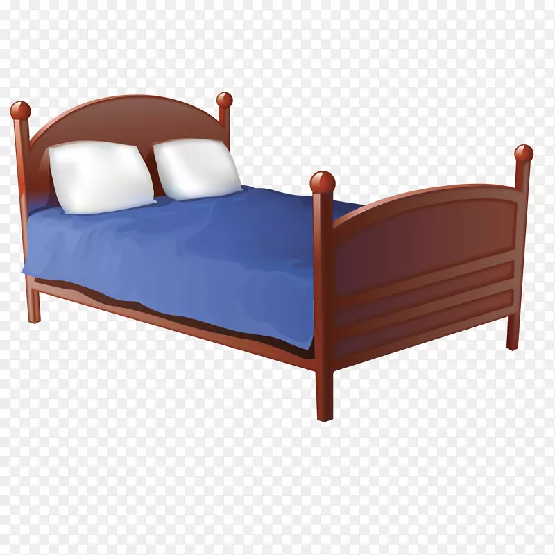卧室床架夹艺术-旧床