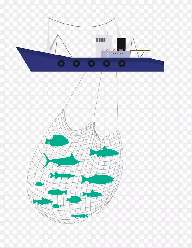 水产捕猎渔网捕鱼材料
