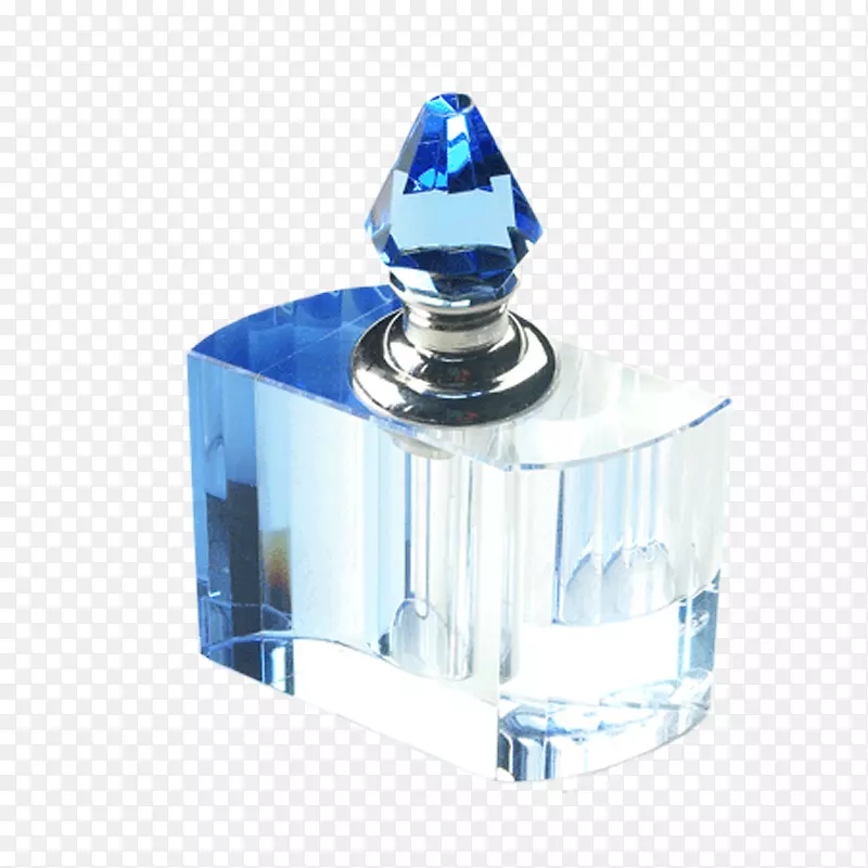 香水瓶-蓝色香水