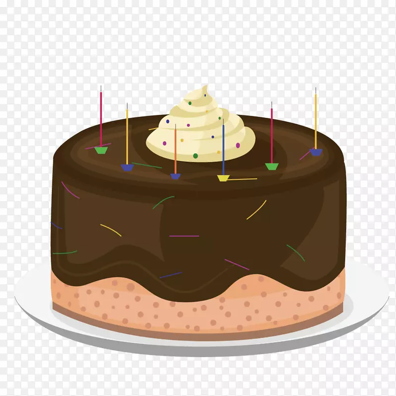 生日蛋糕祝巧克力蛋糕生日快乐-巧克力蛋糕