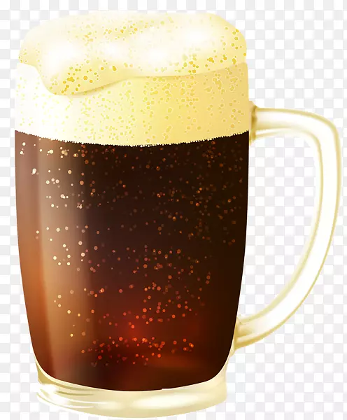 啤酒鸡尾酒根啤酒玻璃器皿.棕色啤酒杯