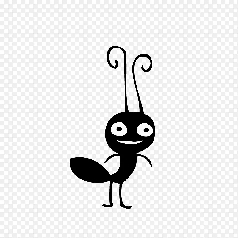 蚂蚁昆虫卡通.装饰图案，昆虫
