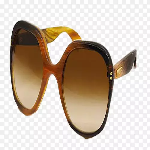 太阳镜镜片设计师-简单的棕色太阳镜