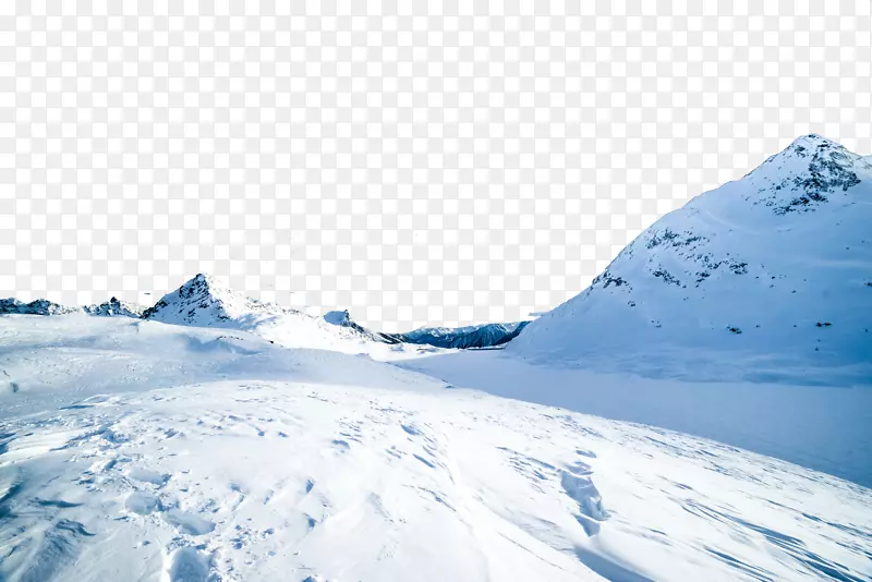埃尔布勒斯山雪山山脉冬季-创造超清雪
