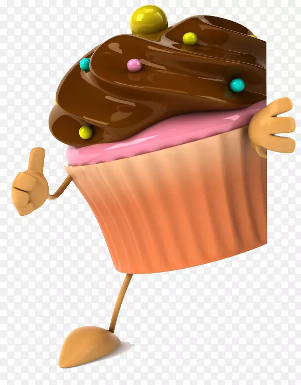 巧克力蛋糕糖霜婚礼蛋糕-巧克力蛋糕的卡通形象
