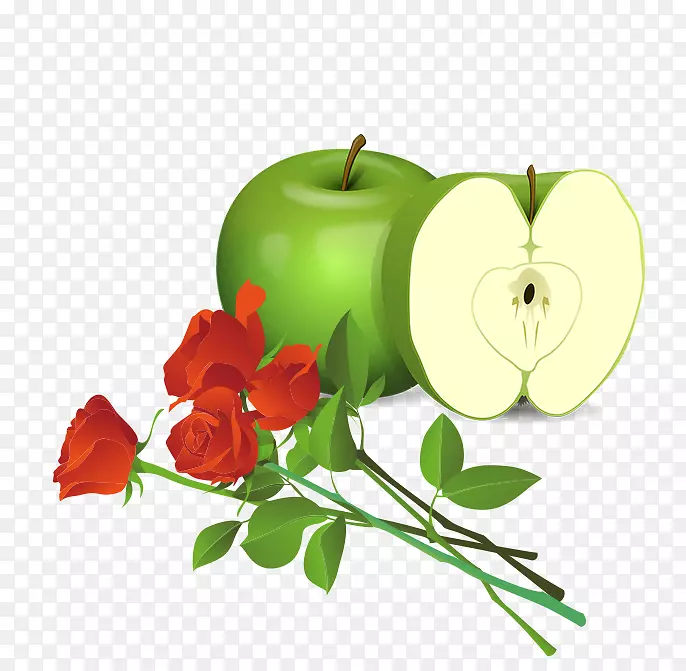 苹果免费内容剪贴画-苹果花
