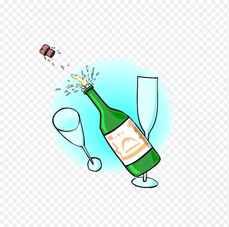 香槟酒瓶夹艺术-葡萄酒