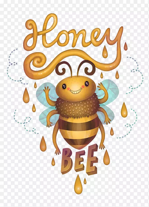 蜜蜂插图-蜜蜂图案