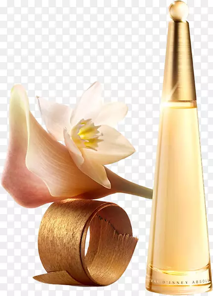 Leau Dissey香水-香水瓶和鲜花