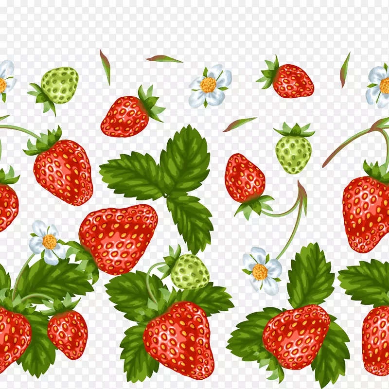 草莓艾德马西卡剪贴画.草莓背景