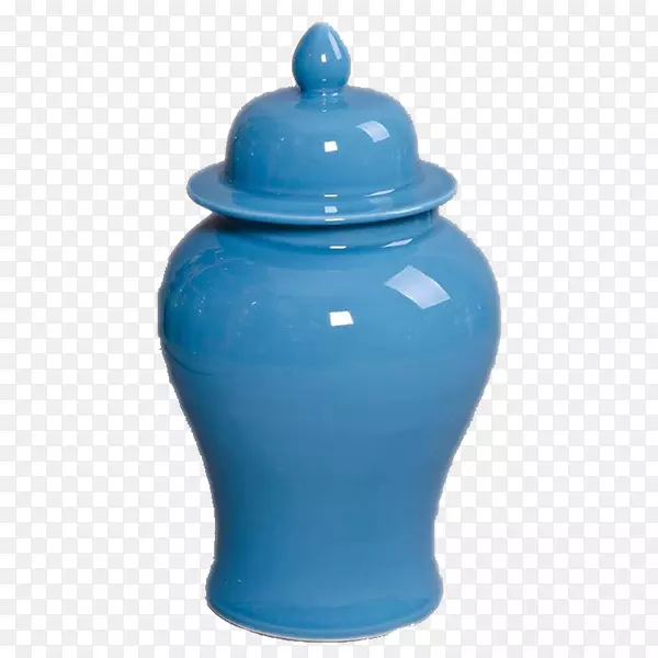 剪贴画-蓝色罐子