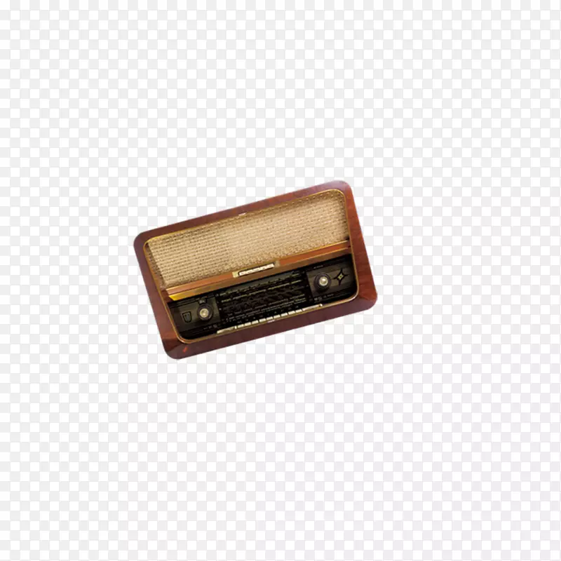 无线电广播按钮图标-老式收音机