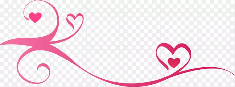 心脏创造力-粉红色心脏创造力分界线