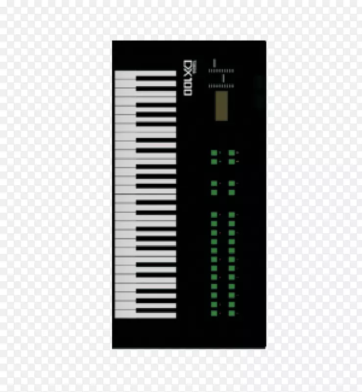 音乐键盘电子乐器电子键盘无花果尺寸图彩色平板黑色键盘乐器