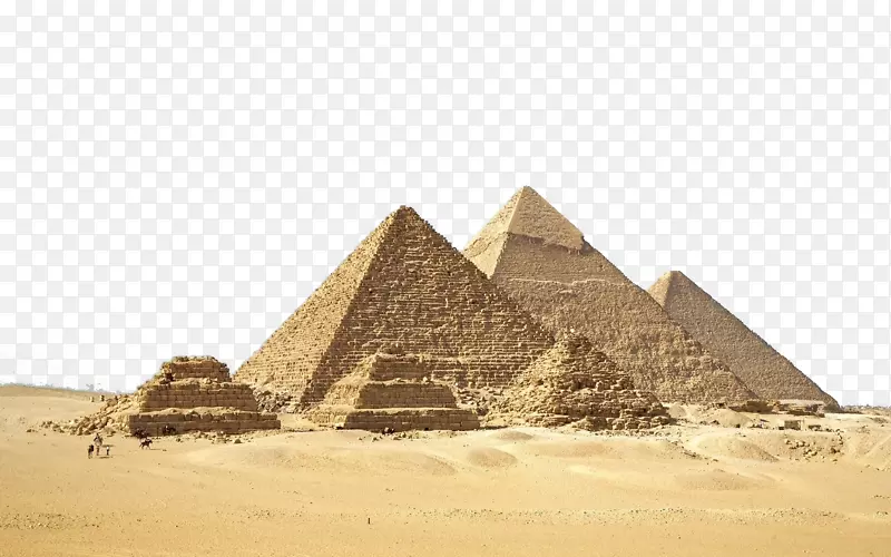 吉萨金字塔复合土壤景观历史遗址-埃及法老和金字塔