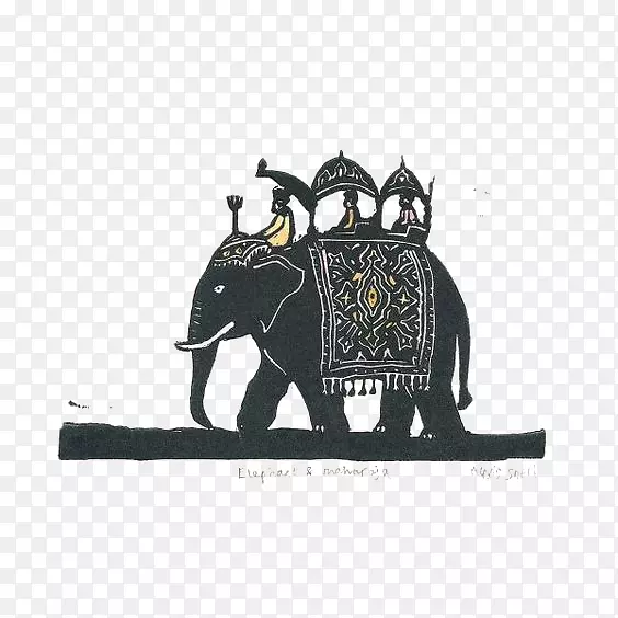 印度象-卡通象