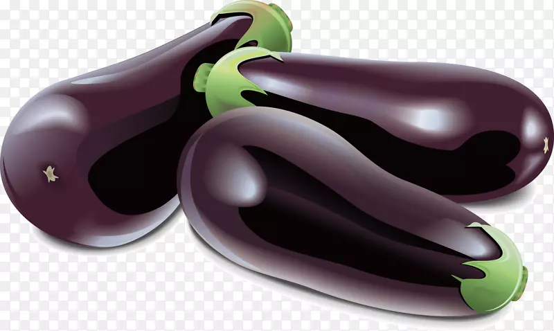 蔬菜马铃薯番茄插图-紫色茄子
