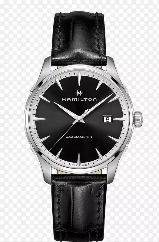 Fender Jazzmaster Hamilton手表公司石英钟汉密尔顿手表黑色男性手表