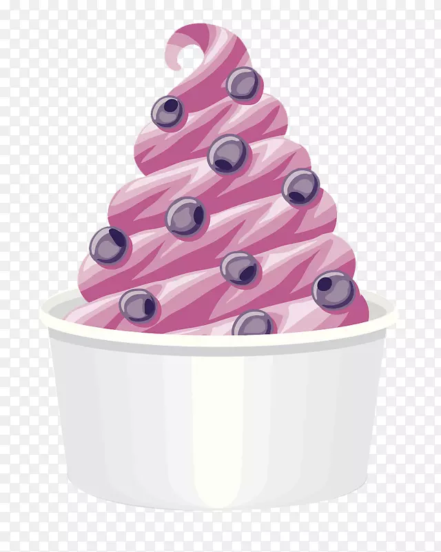 冰淇淋蛋卷奶昔冷冻酸奶冷图片