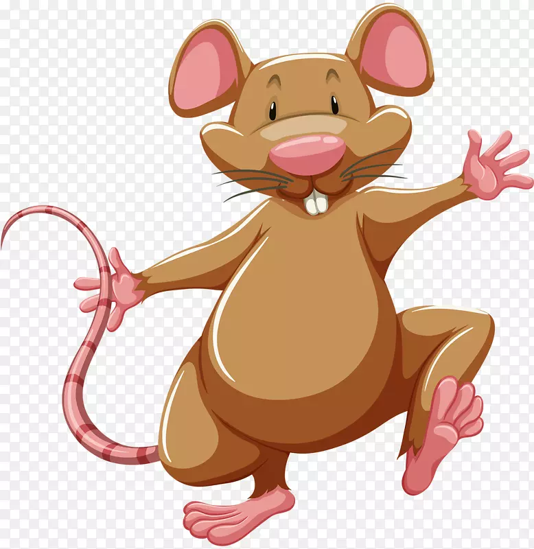 老鼠剪贴画-可爱的老鼠