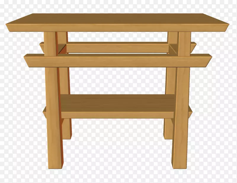 台式电脑-木桌，木桌