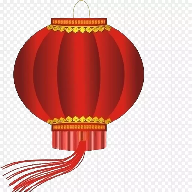 灯笼红色新年-灯笼，新年，农历新年，喜庆吉祥。
